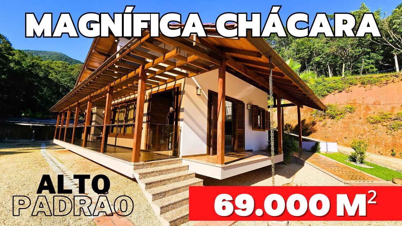 Magnífica Chácara Alto Padrão em Brusque-SC