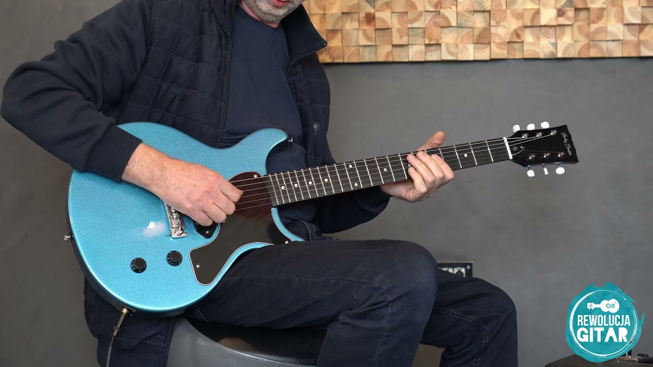 Harley Benton DC-Junior Pelham Blue II Limited Edition II TEST
