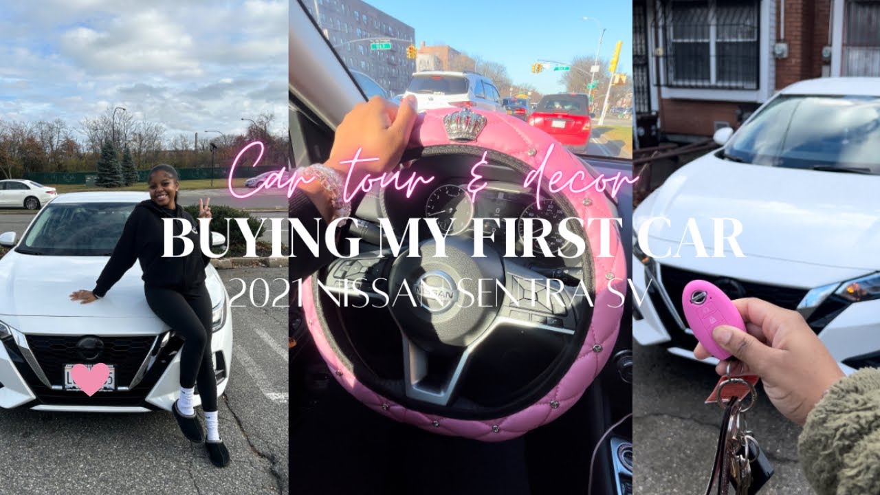 vlog: I BOUGHT MY FIRST CAR | 2021 Nissan Sentra SV 🩷+ car tour