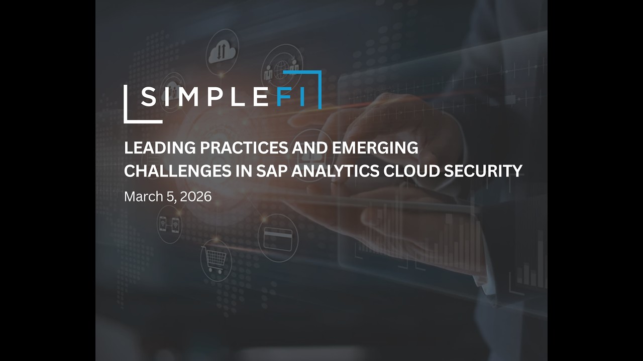 Leading Practices and Emerging Challenges in SAP Analytics Cloud Security