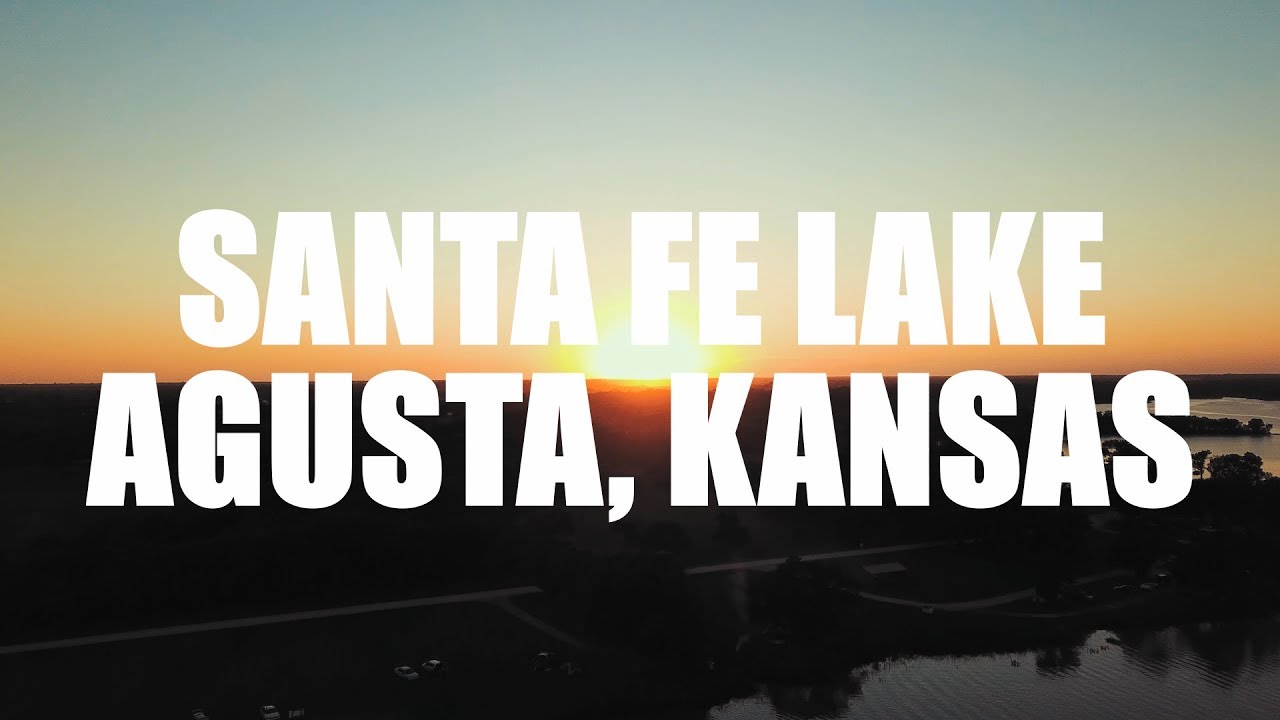 Flying the Drone around Santa Fe Lake in Augusta, Kansas