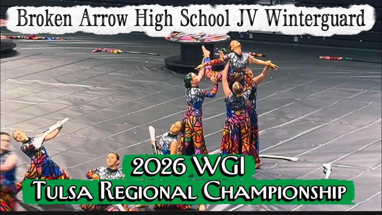 Broken Arrow High School JV Winterguard ~ 2026 WGI Tulsa Regional Championship 