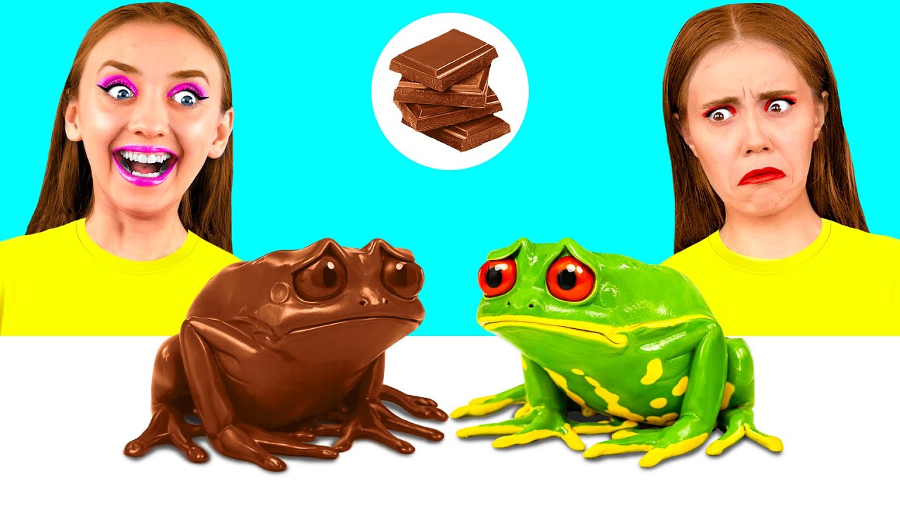 Chocolate vs. Real Food Challenge | Crazy Challenge