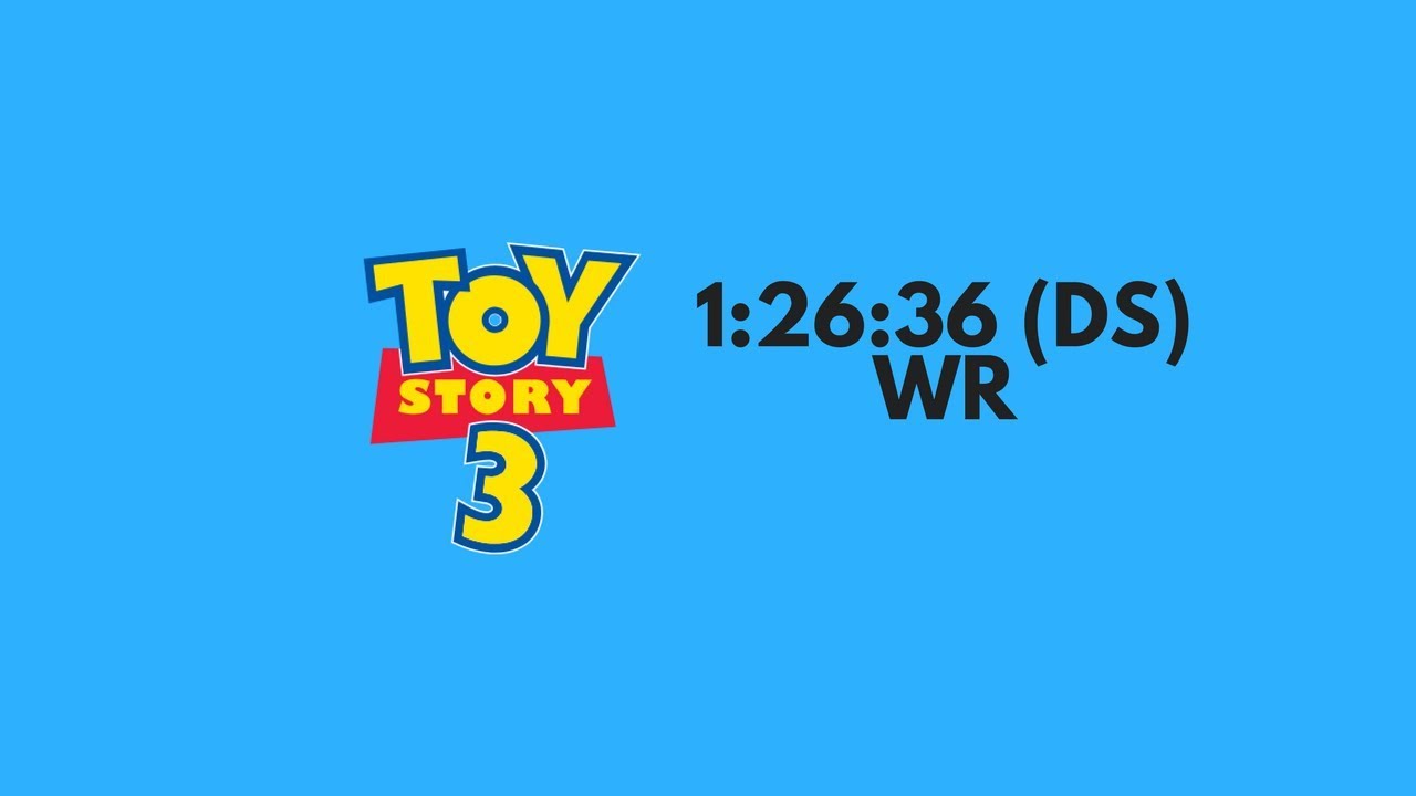 Toy Story 3 Any% DS in 1:26:36 (Former WR)