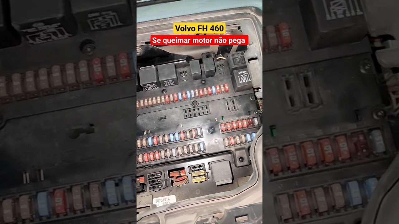 Fusível e relé se queimar motor não pega - Volvo FH clássico