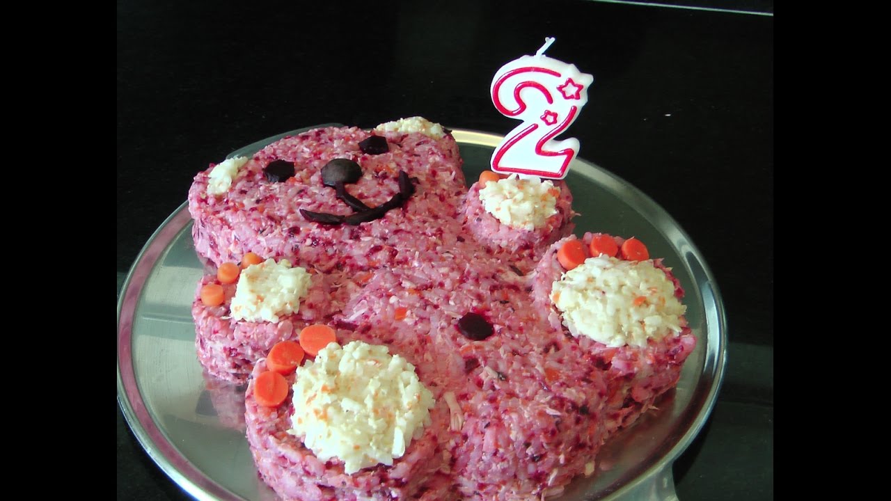 TORTA PARA MIS PERROS SIN HORNO SIN COLORANTES. No oven, cake dog | Acqua Rosa Recetas