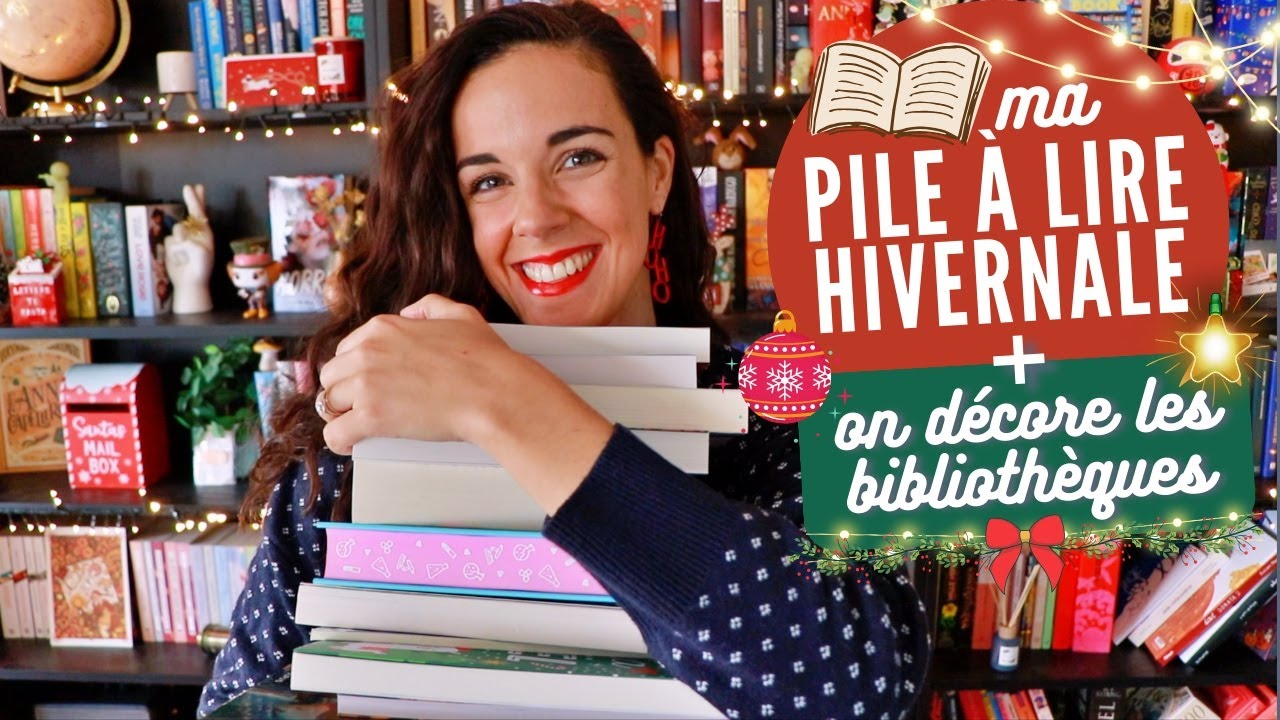 Hiver cosy 🎄 Pile à lire + décorations 🌟