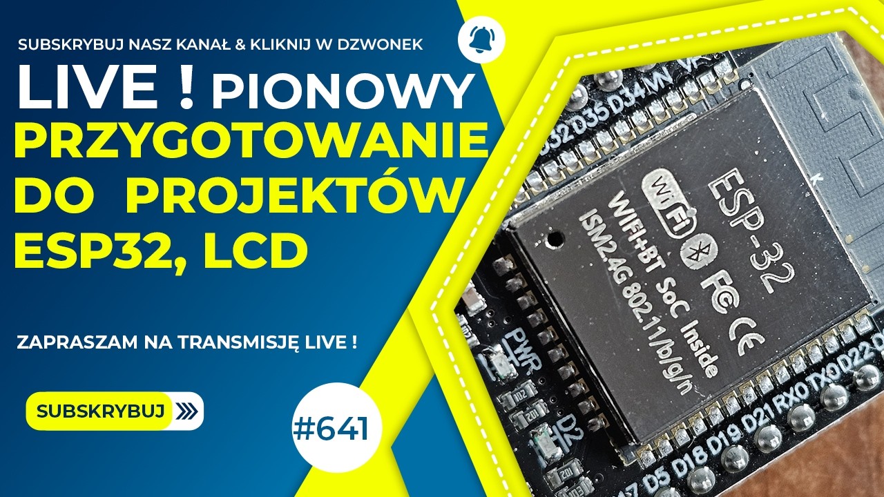 🔴Przygotowanie do Projektów na ESP32 / LCD / AUDIO [L/641] #diy #electronic #service #shorts #short
