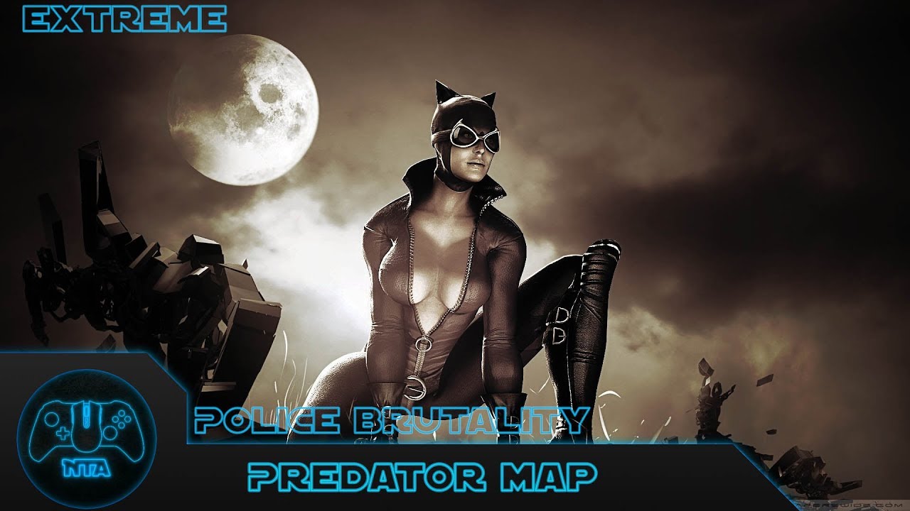 Batman Arkham City - Police Brutality - Extreme - Predator Map 8 As CatWoman - 3.09.67