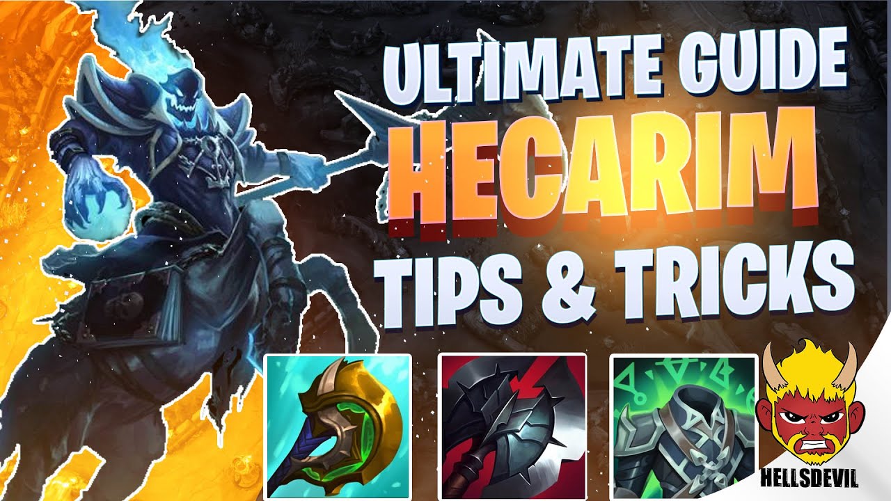 WILD RIFT ULTIMATE HECARIM GUIDE | TIPS & TRICKS | Guide & Build