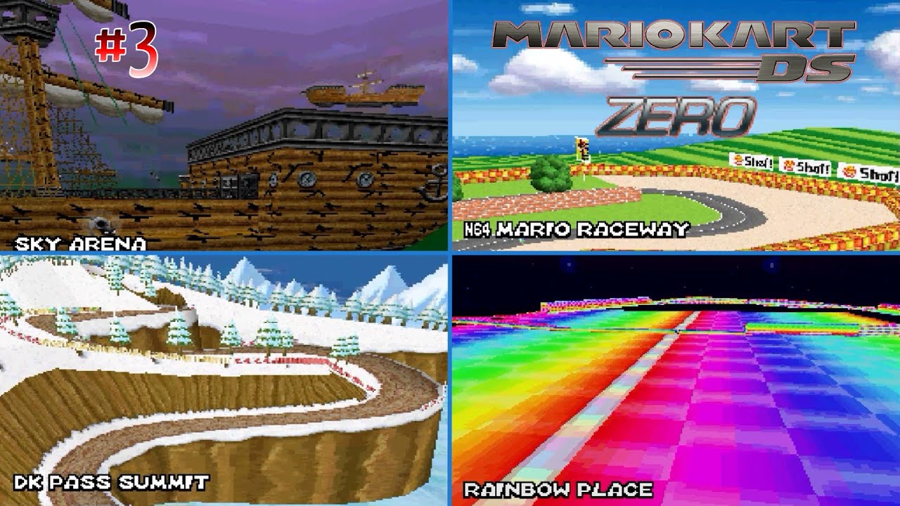 Mario Kart Zero: Mario Kart DS [NDS ROMHACK] (no commentary) I #3 - 50cc STAR CUP