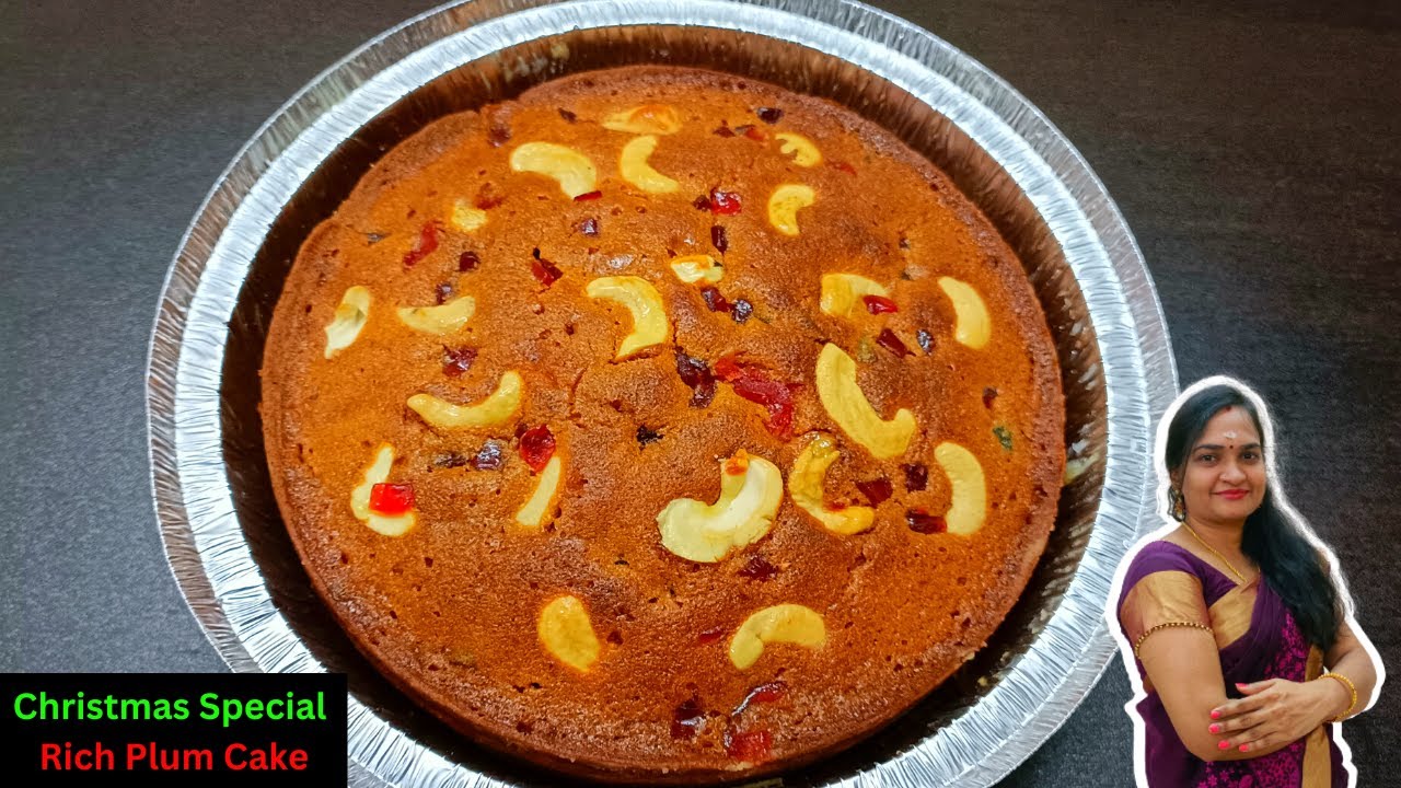 Rich Plum Cake Recipe In Tamil | Christmas Special Rich Plum Cake | Bhakkiya Table Treat | #BTT