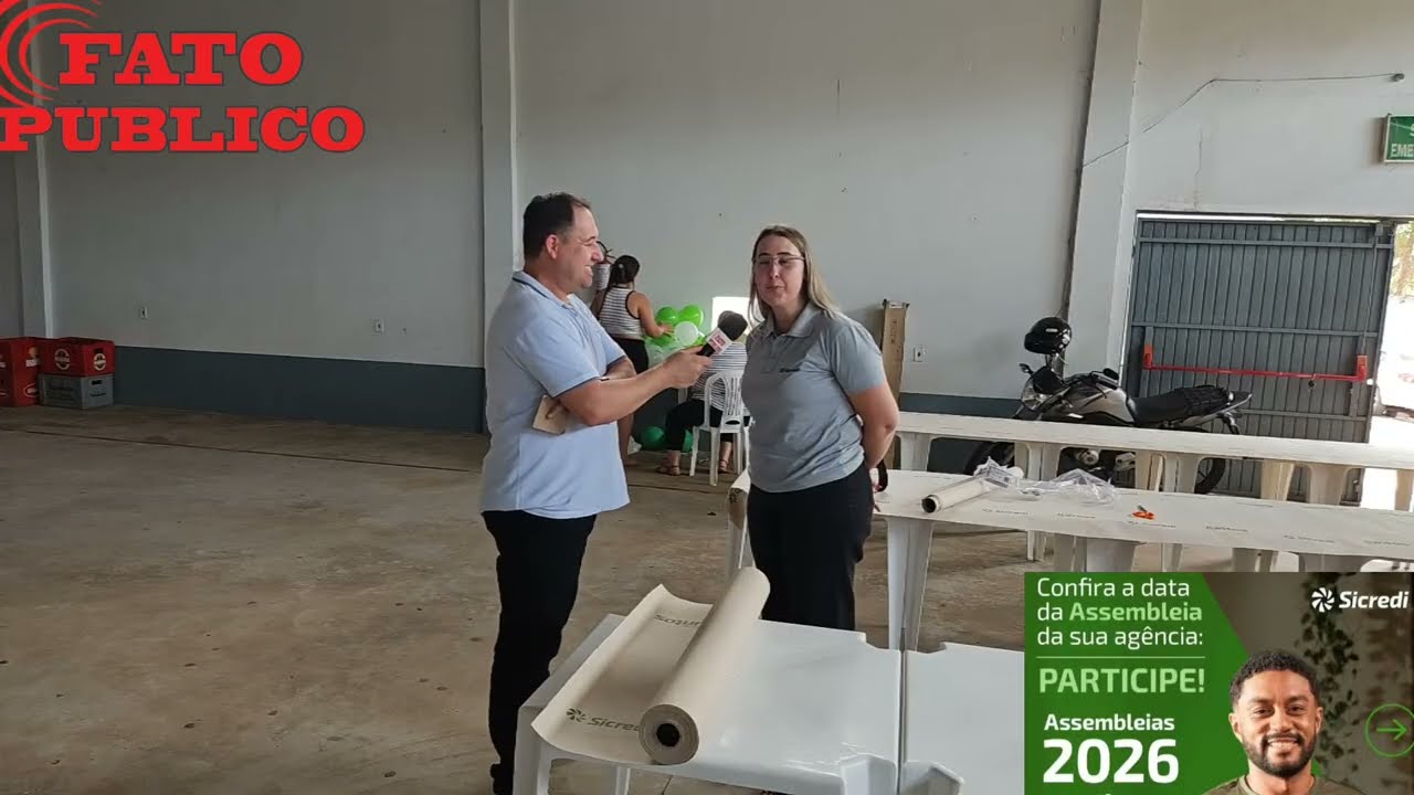 É nas assembleias do Sicredi que cada associado participa das decisões...
