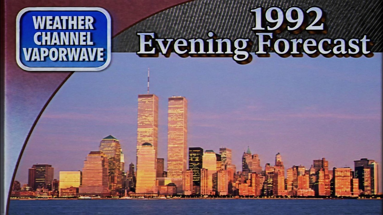 1992 EVENING FORECAST // Weather Channel Vaporwave VHS Nostalgia Mix with Visuals