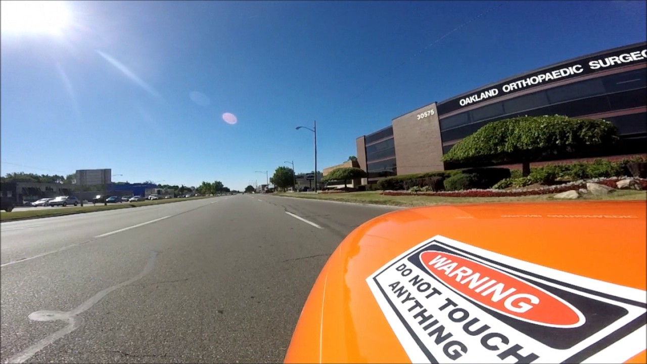 Hit-Skip Car-Bicycle Crash, 27jun2016, Royal Oak MI,  Woodward Avenue at 13 Mile