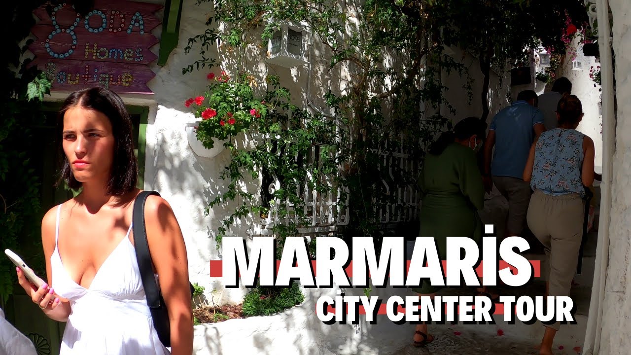 Marmaris City Center July 2021 Walking Tour [4K HDR]