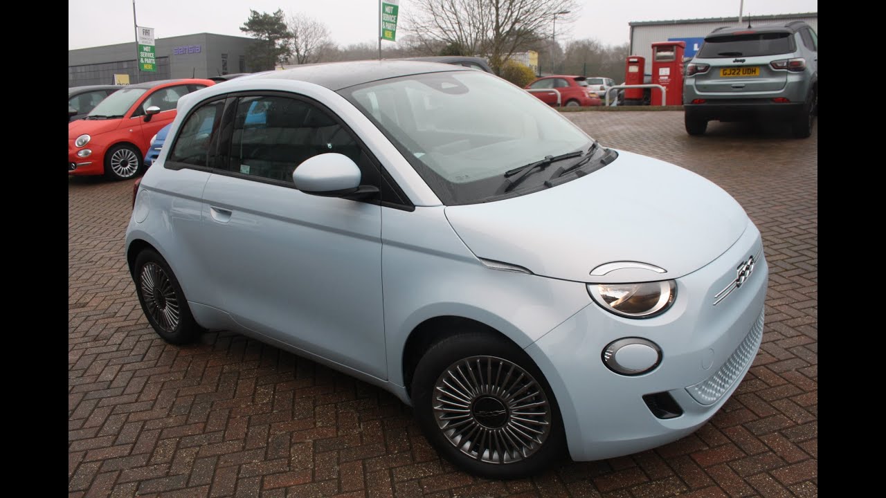 Fiat 500e in Celestial Blue!!!!