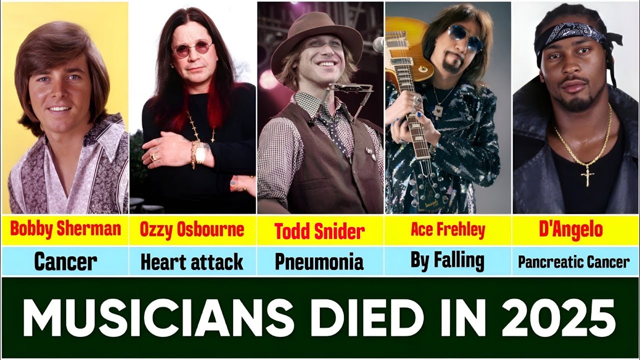 81 Musicians Who Passed Away in 2025 &ndash; Remembering the Legends of Music
