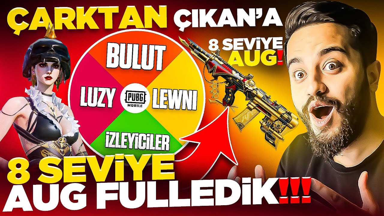 &Ccedil;ARKTAN &Ccedil;IKANA 8 SEVİYE AUG FULLUYORUZ! EKİPLE YENİ NİHAİ &Ccedil;ARKI! PUBG Mobile