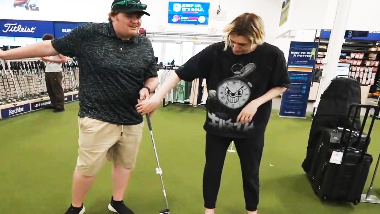 Jesse and xQc Golfing Stream