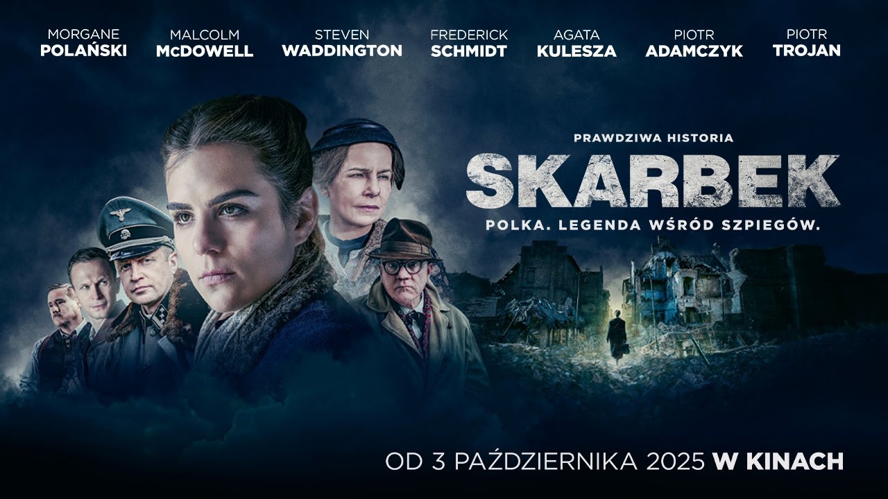 &bdquo;Skarbek&rdquo; &ndash; zwiastun filmu. Prawdziwa historia Polki - legendy wśr&oacute;d szpieg&oacute;w. 3.10.2025 w kinach!