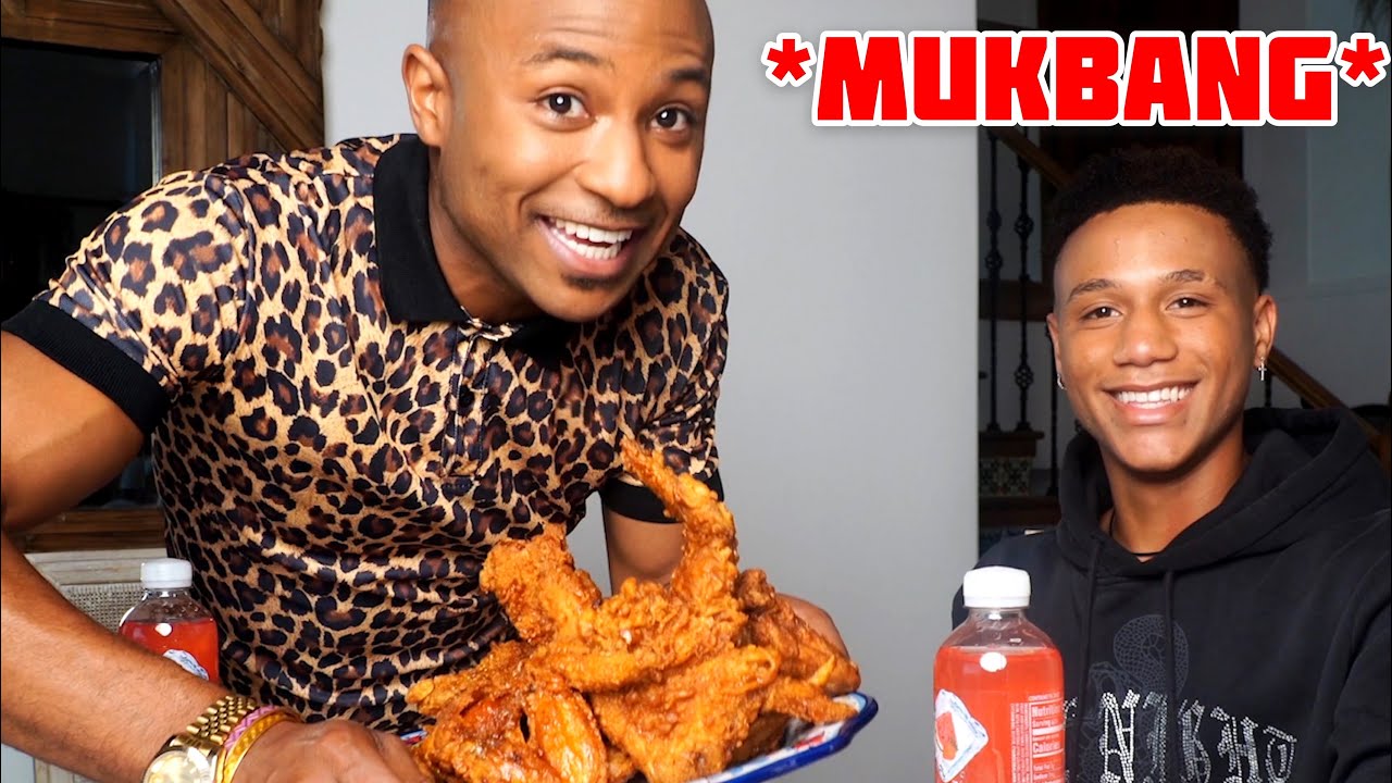MY NEPHEW REACTS TO ME BEING GAY  *Mukbang*