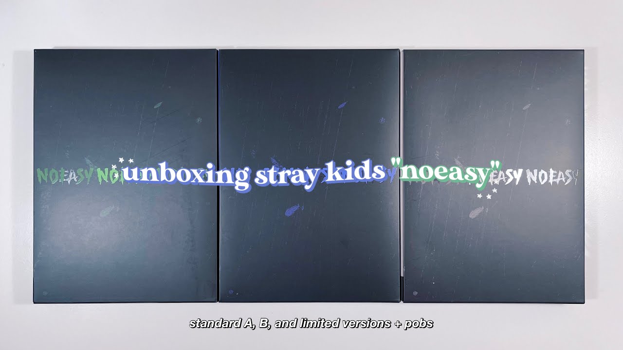 unboxing stray kids 