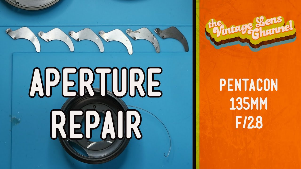 Pentacon 135mm f/2.8 Aperture Blades Repair