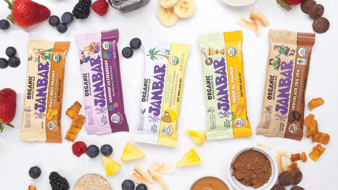 JAMBAR &ndash; The CERTIFIED ORGANIC energy bar made with ALL-NATURAL ingredients.