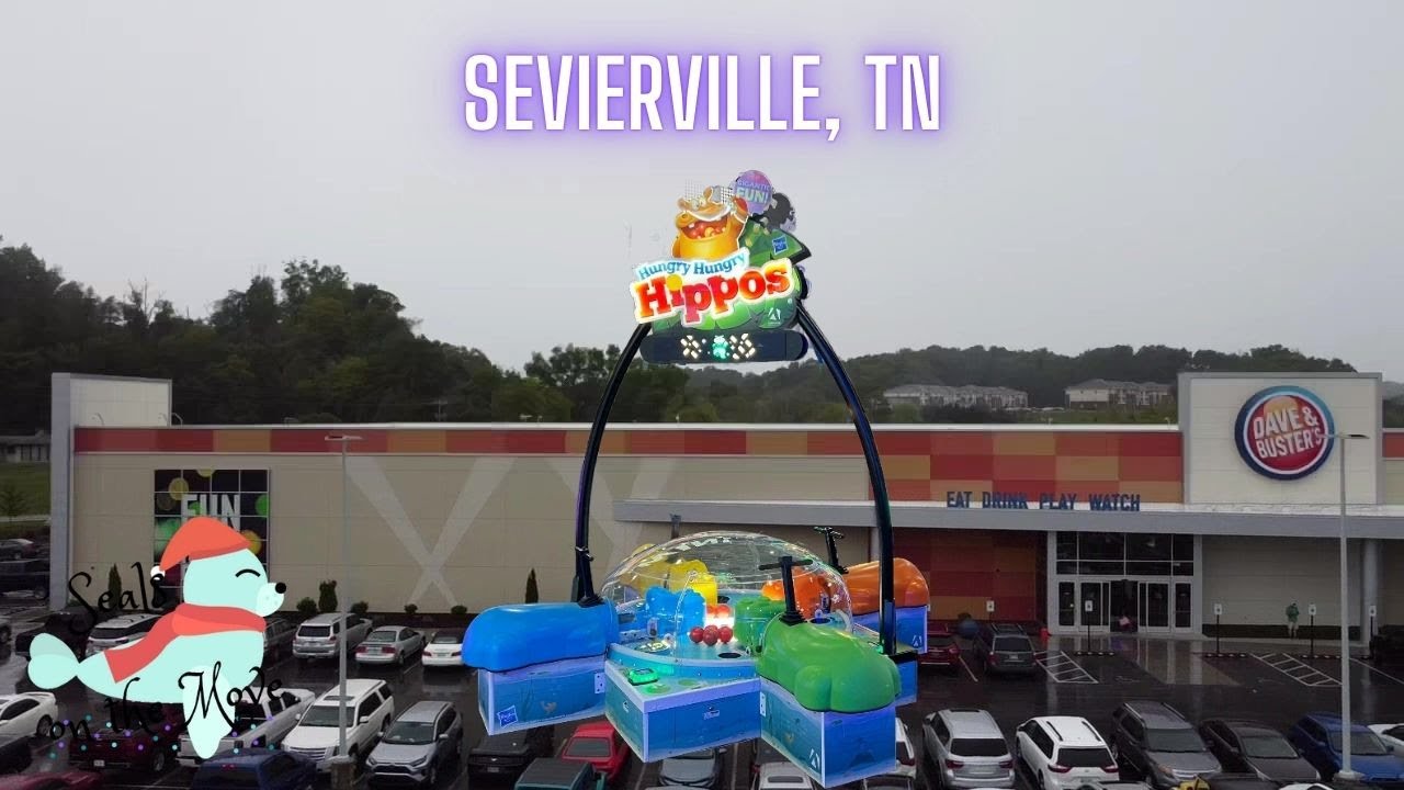 Dave and Busters Tour 2021 - Dave and Busters Food Review & Hungry Hippos Arcade Game 2021