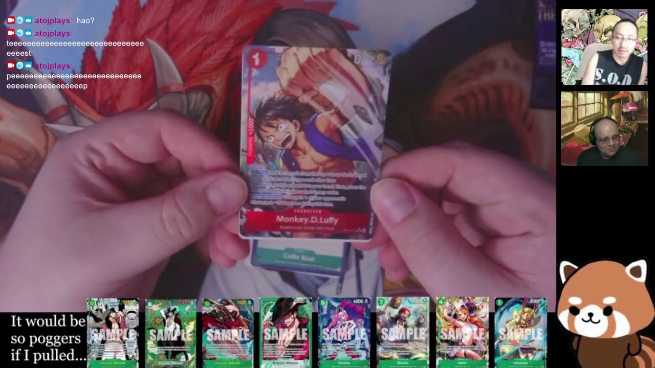 Unboxing Two One Piece Card Game: The Azure Sea's Seven Booster Boxes