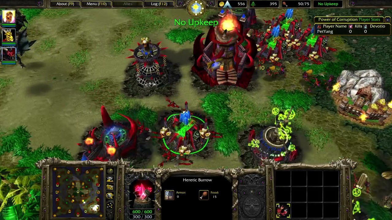 Warcraft III Demon vs Naga (new map) 恶魔 vs 娜迦