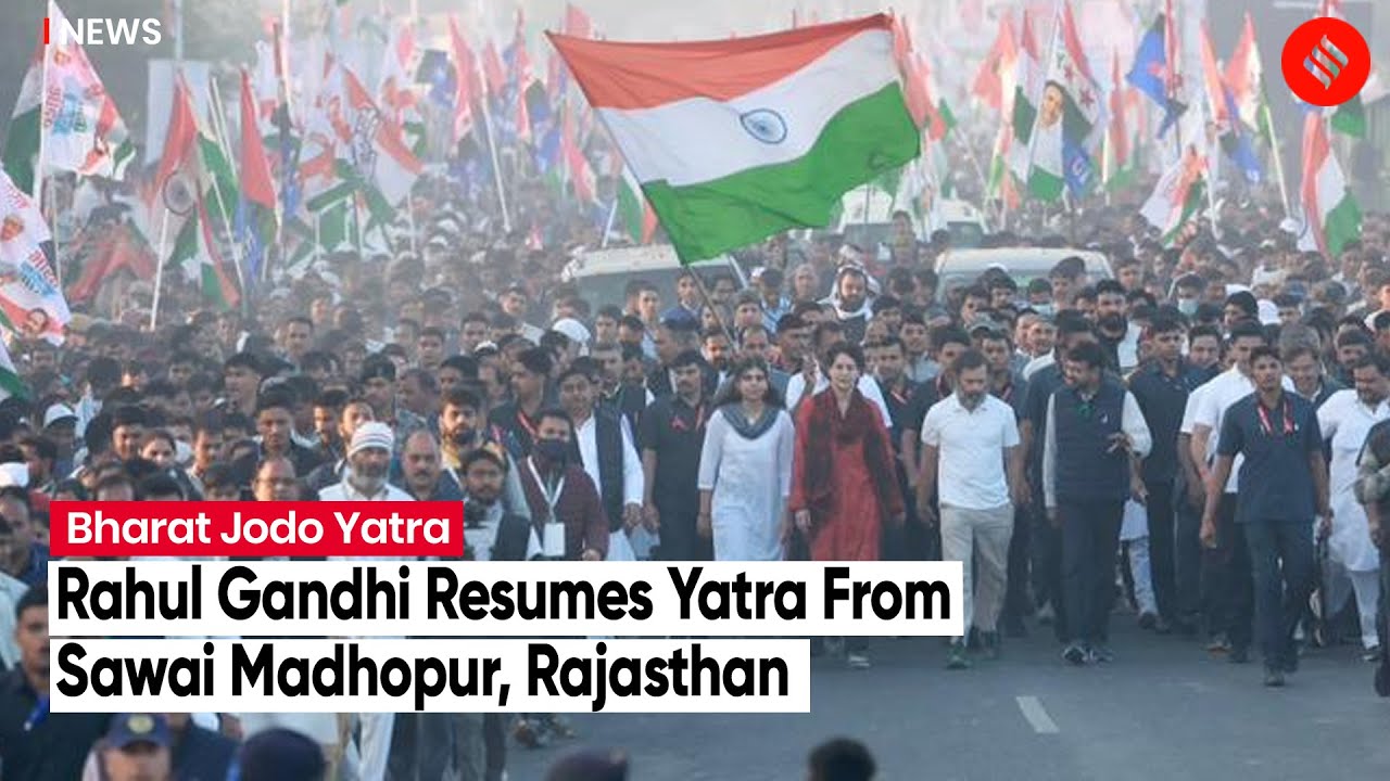 LIVE- Bharat Jodo Yatra: Priyanka Gandhi & Ashok Gehlot Joins Rahul Gandhi Padyatra In Rajasthan