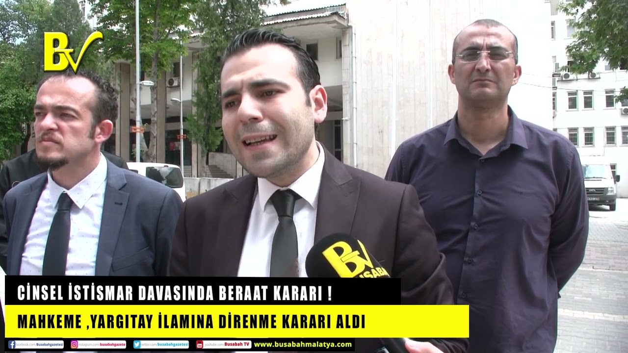 CİNSEL İSTİSMAR DAVASINDA BERAAT KARARI !