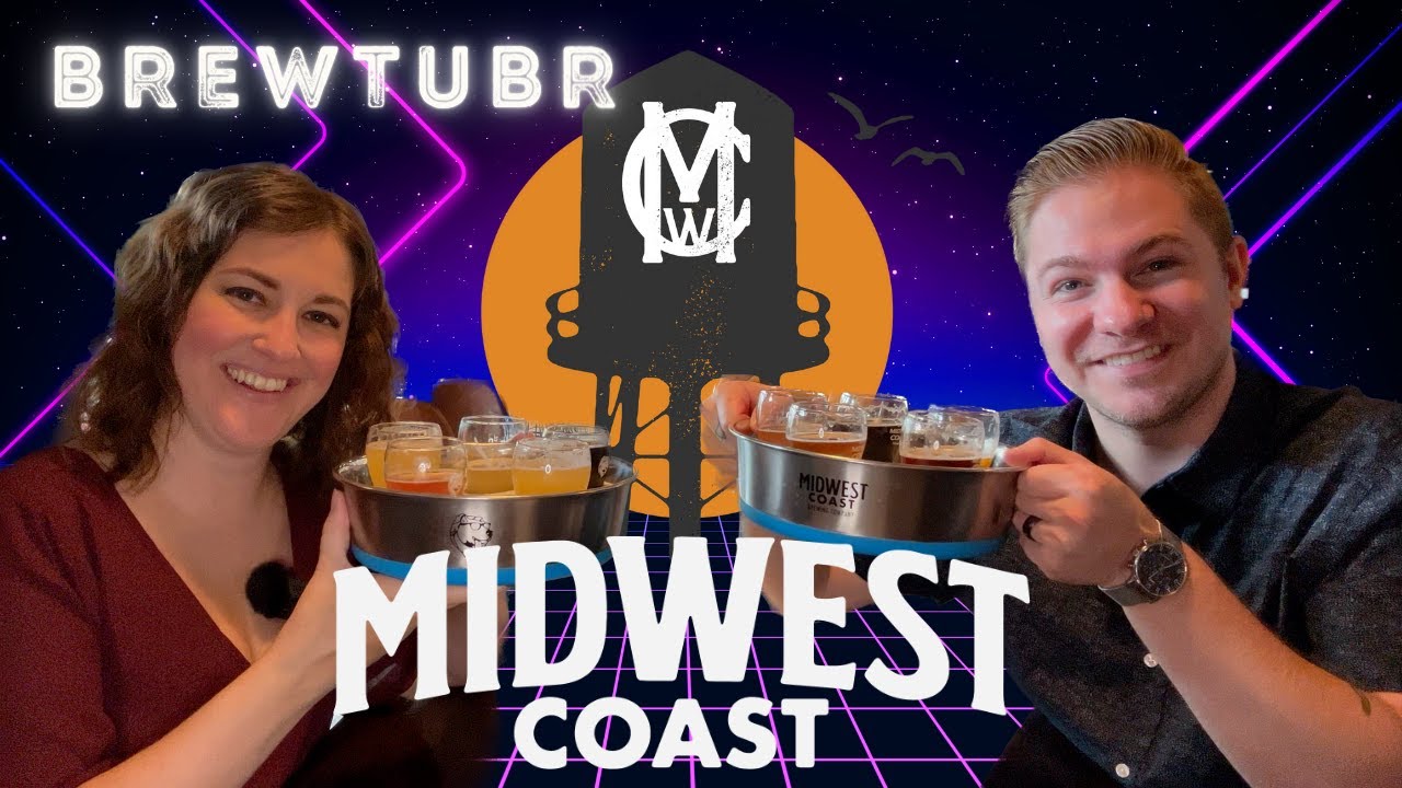 Dog bowl flights? Midwest Coast Brewing-West Town Chicago, Illinois! Craft Beer Travel Vlog & Guide!