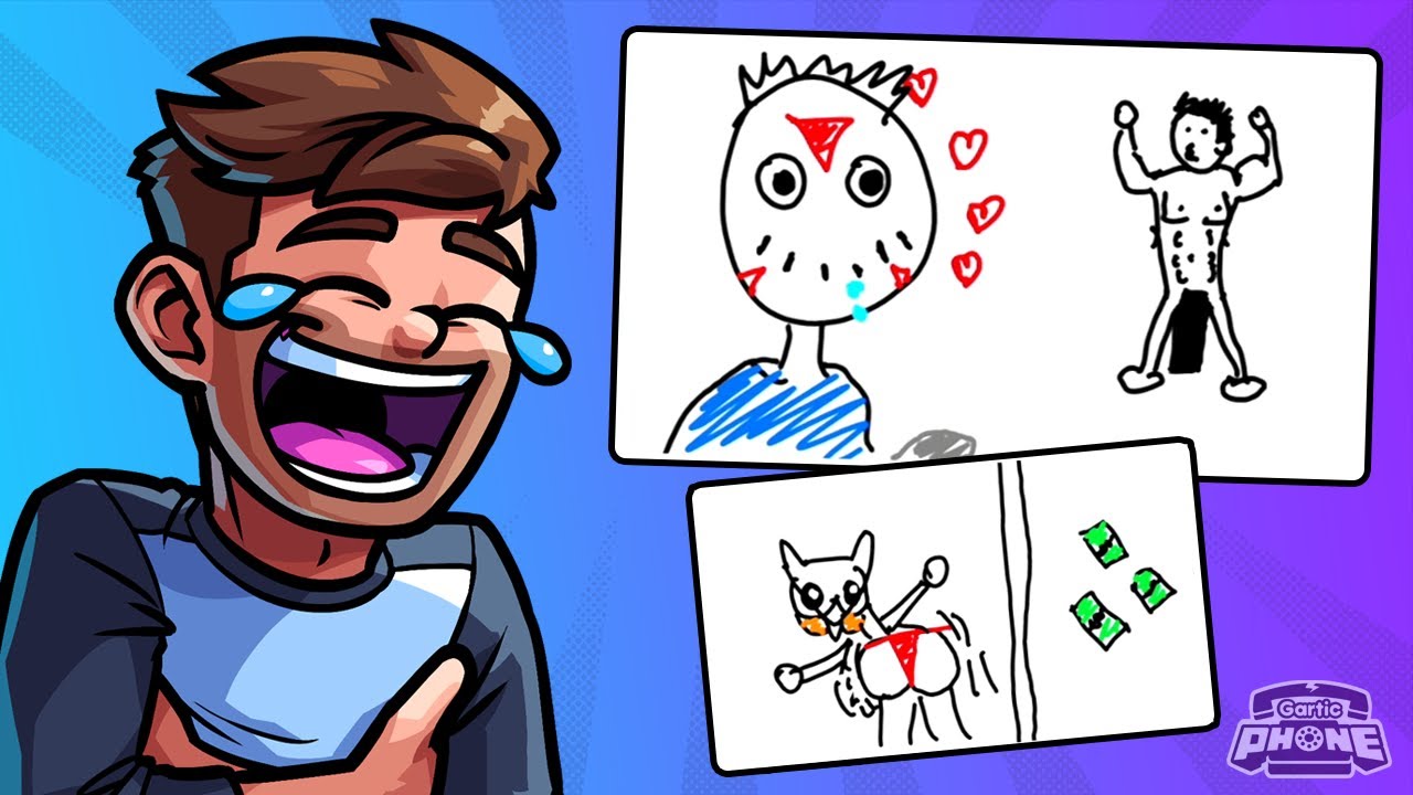 This drawing game is ABSOLUTELY HILARIOUS! (Gartic Phone)
