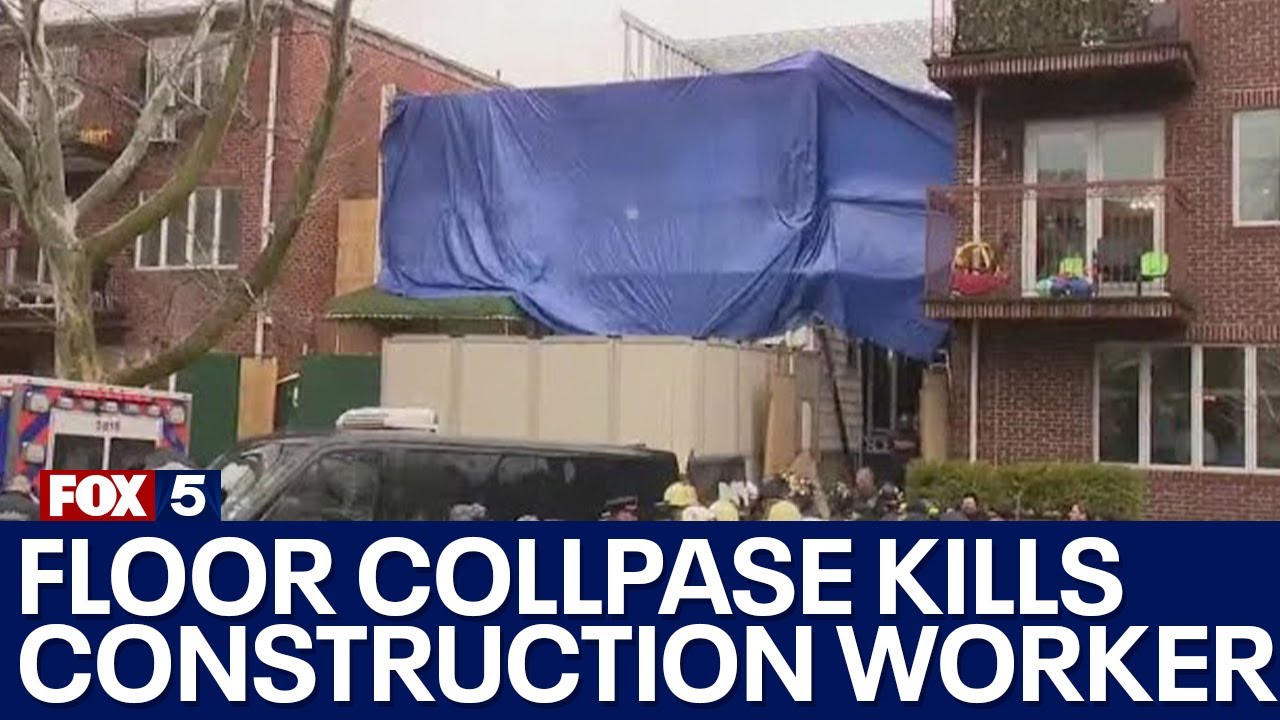 Floor collapse kills construction worker