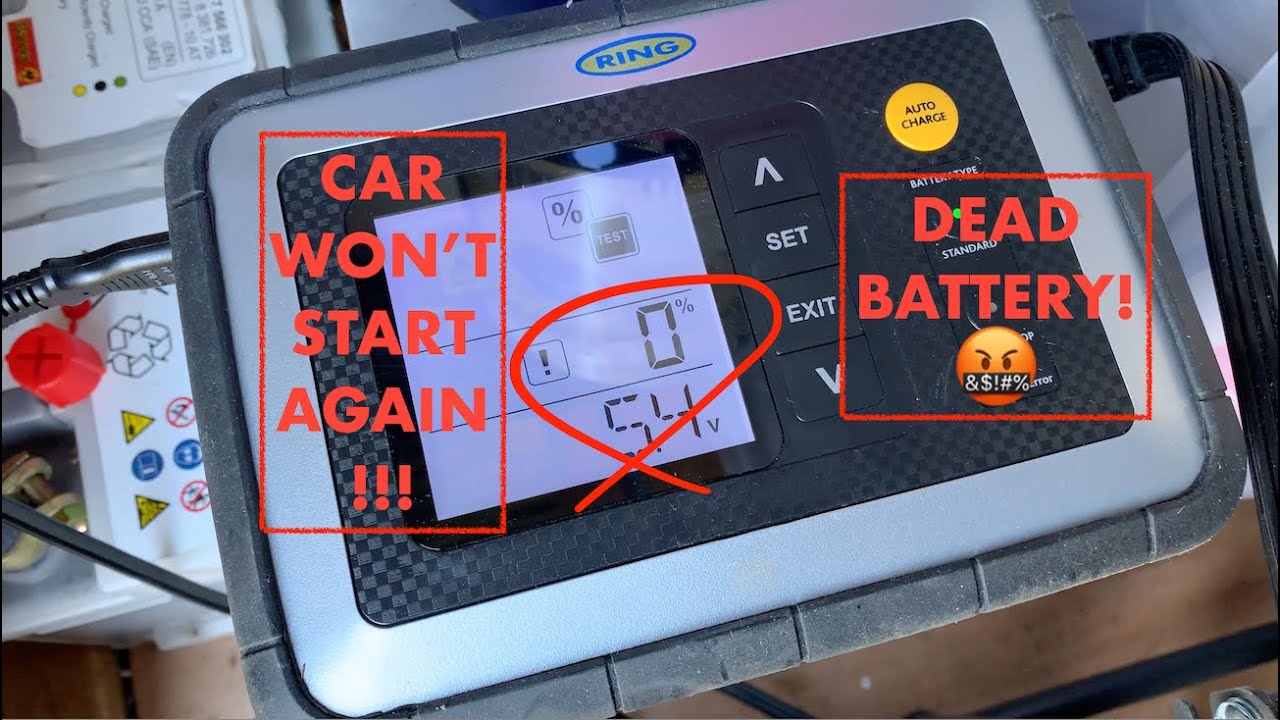 Part 1 - How to charge a completely discharged car battery.