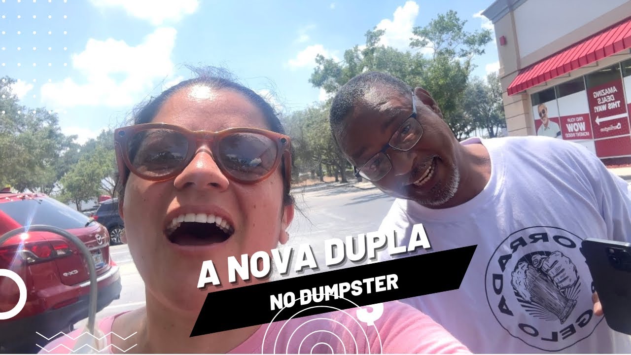 Fomos juntos no Dumpster. Será que tinha coisa boa?