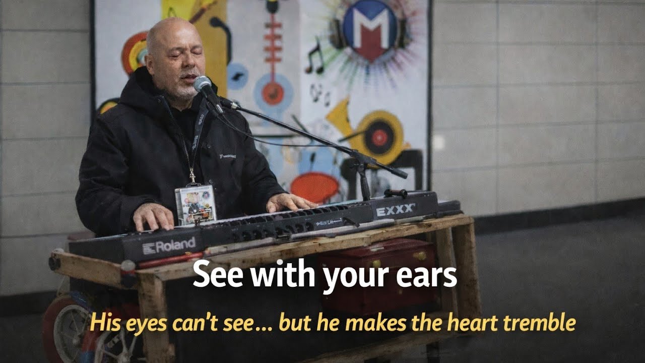 Blind Musician in the Subway!
