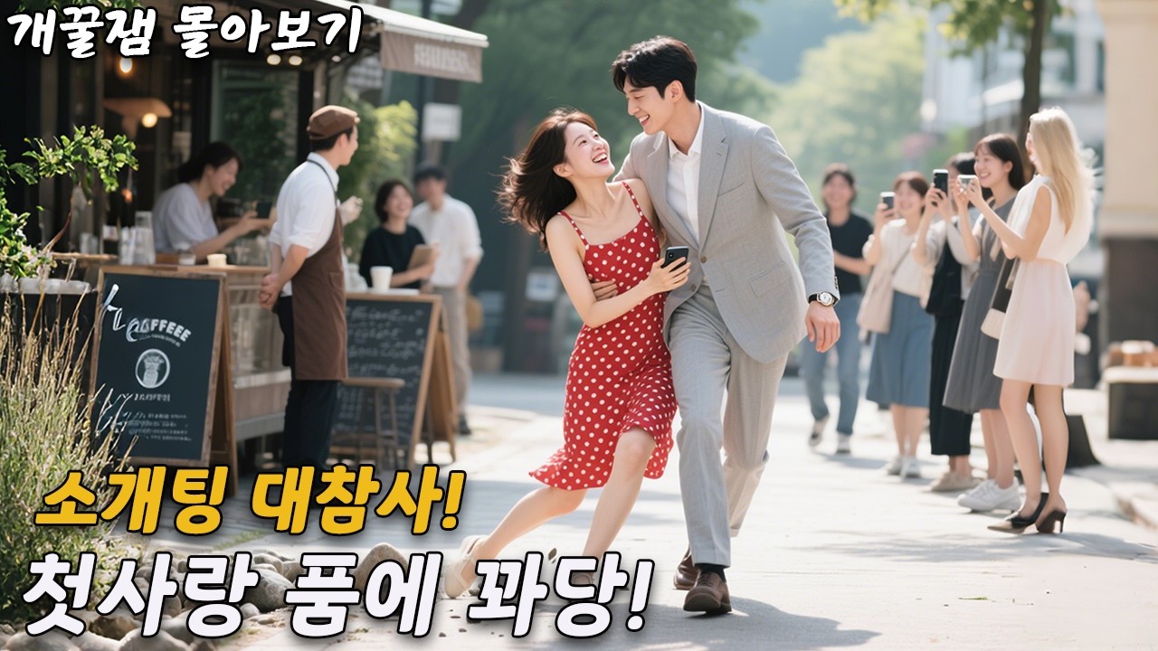 그녀는 돼지랑 같이 소개팅 나 온 남자를 보고 뒤로 쓰러지다가 낮선 남자의 품에 안겼는데 첫사랑이었다? 재회 로맨스다! #cdrama #드라마 #kdrama