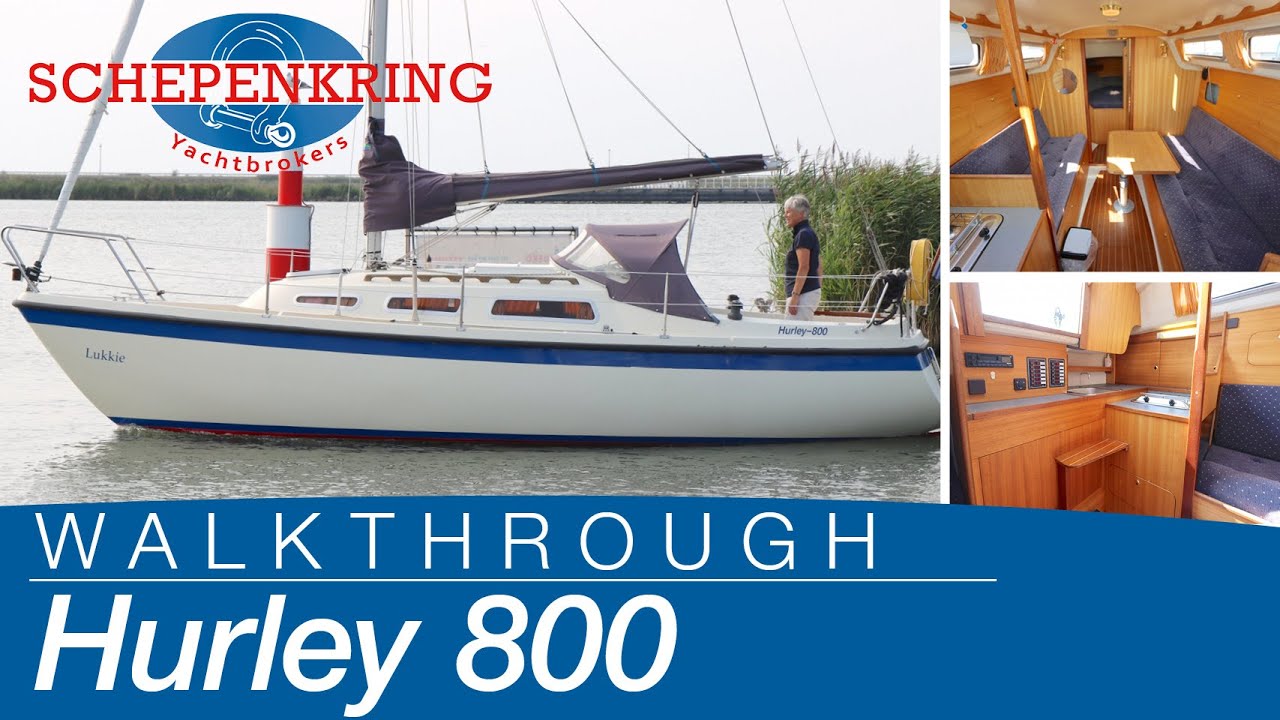 Hurley 800 for sale | Yacht Walkthrough | @ Schepenkring Lelystad | 4K