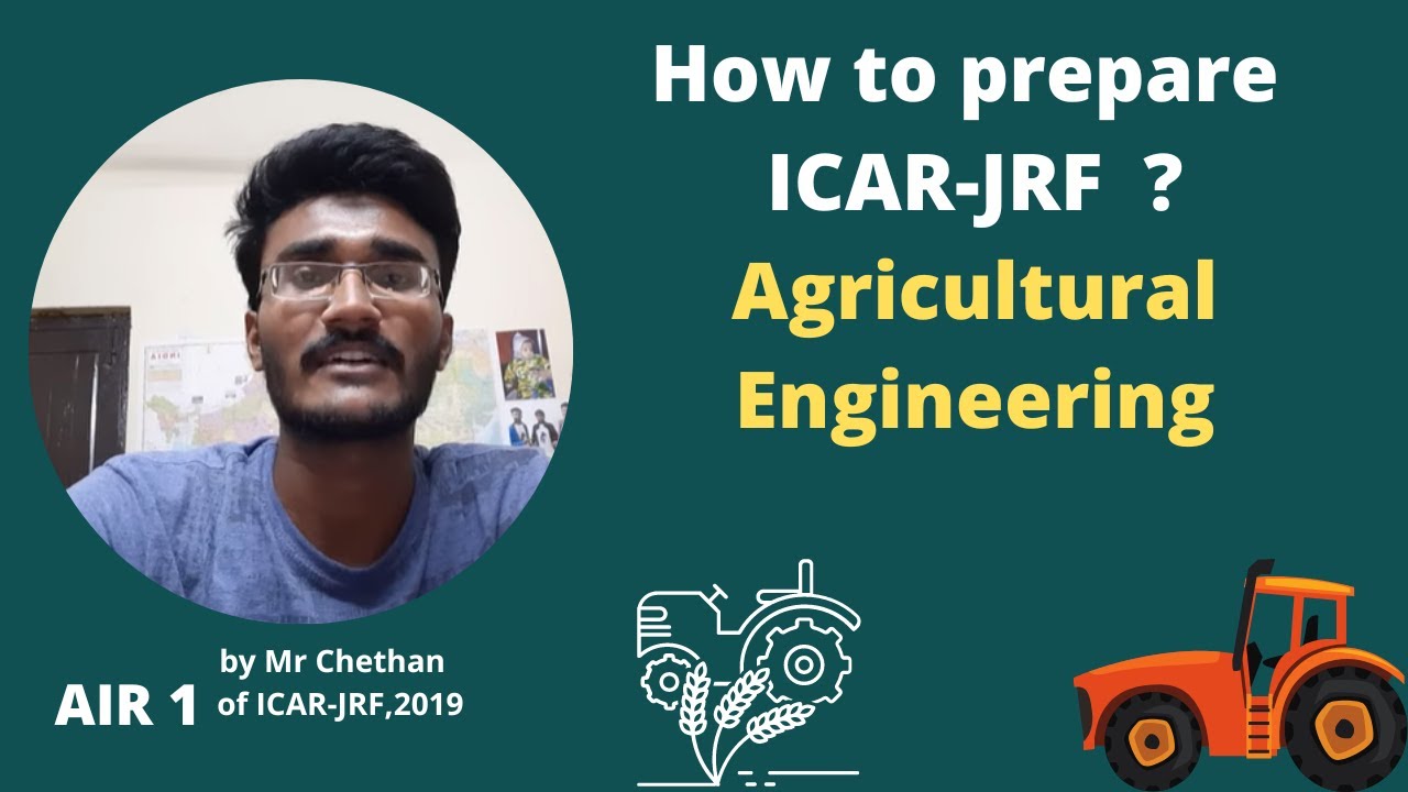 Meet the 1st ranker of ICAR-JRF,2019 in Agricultural Engineering, Mr Chethan