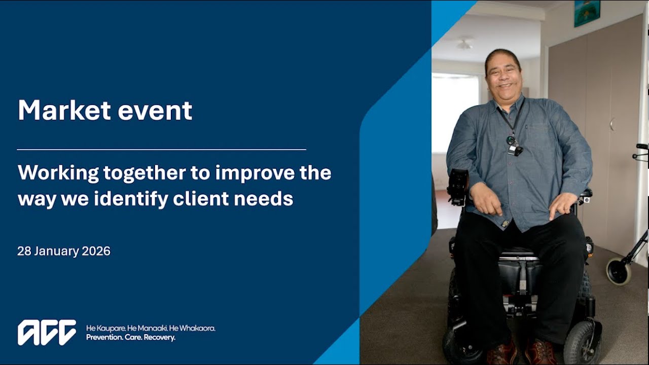 Needs Assessment market event – Wednesday 28 January 2026
