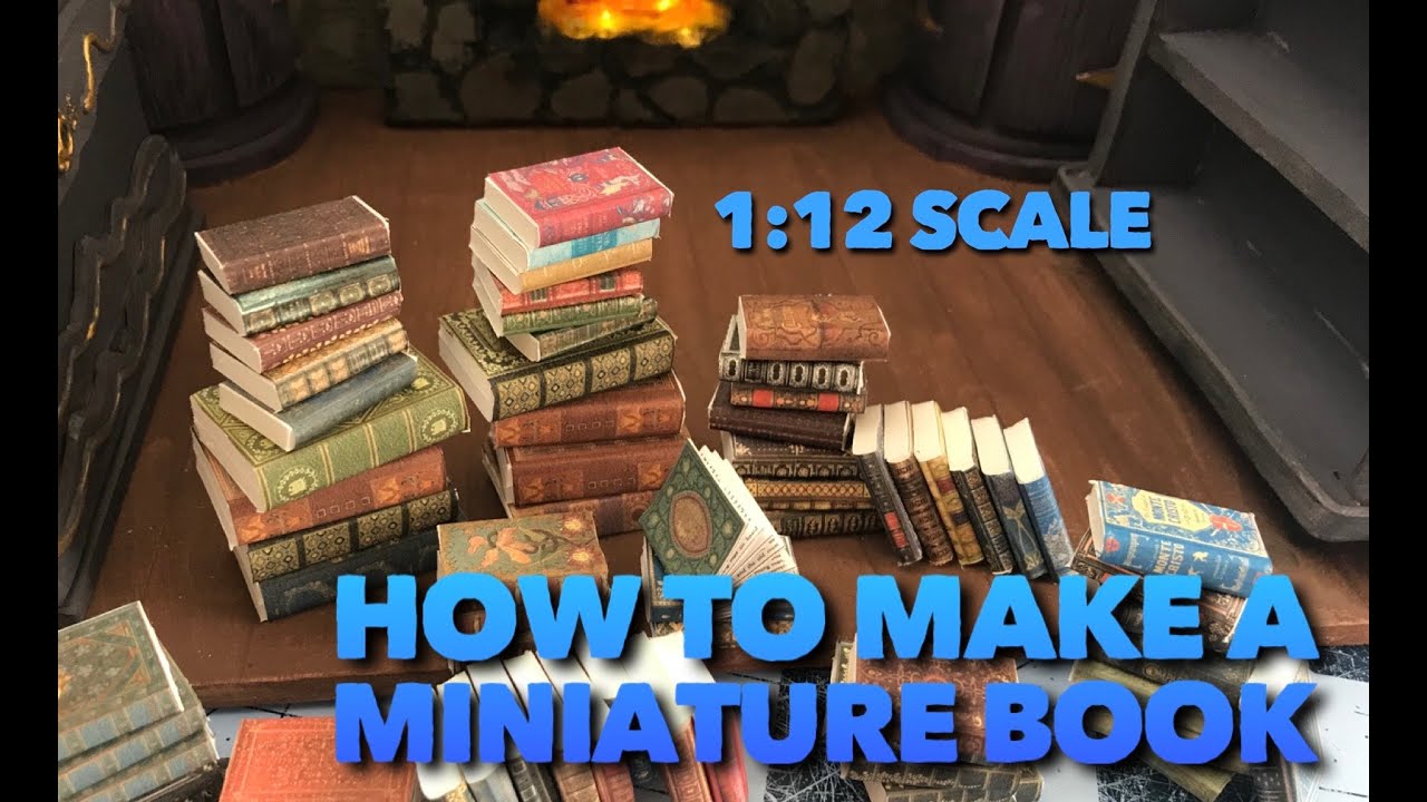 How to make a Miniature Book - Part 3 of the medieval series