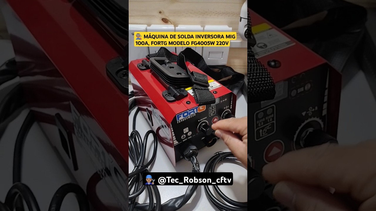 M&aacute;quina de Solda Inversora  MIG Sem G&aacute;s100A FORTGPRO-FG4005W #maquinadesolda #fortg #soldamig #tools