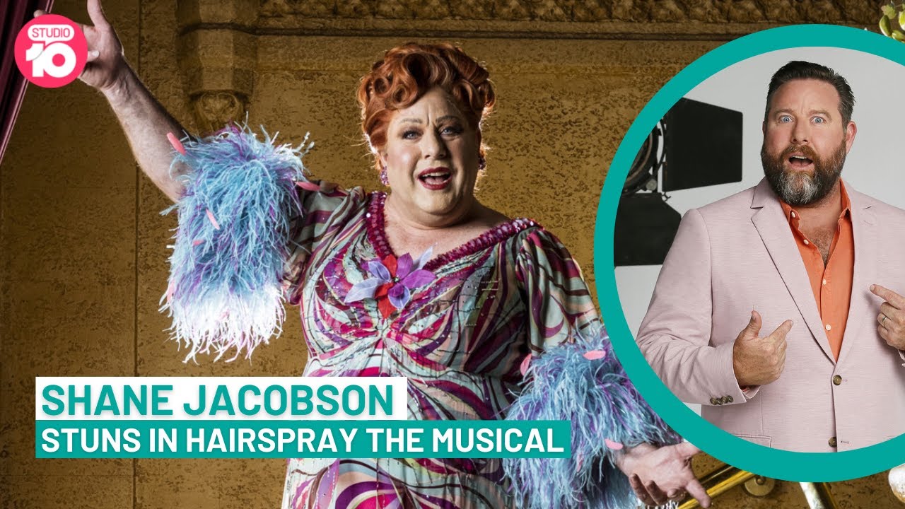 Shane Jacobson Stuns In Hairspray The Musical | Studio 10