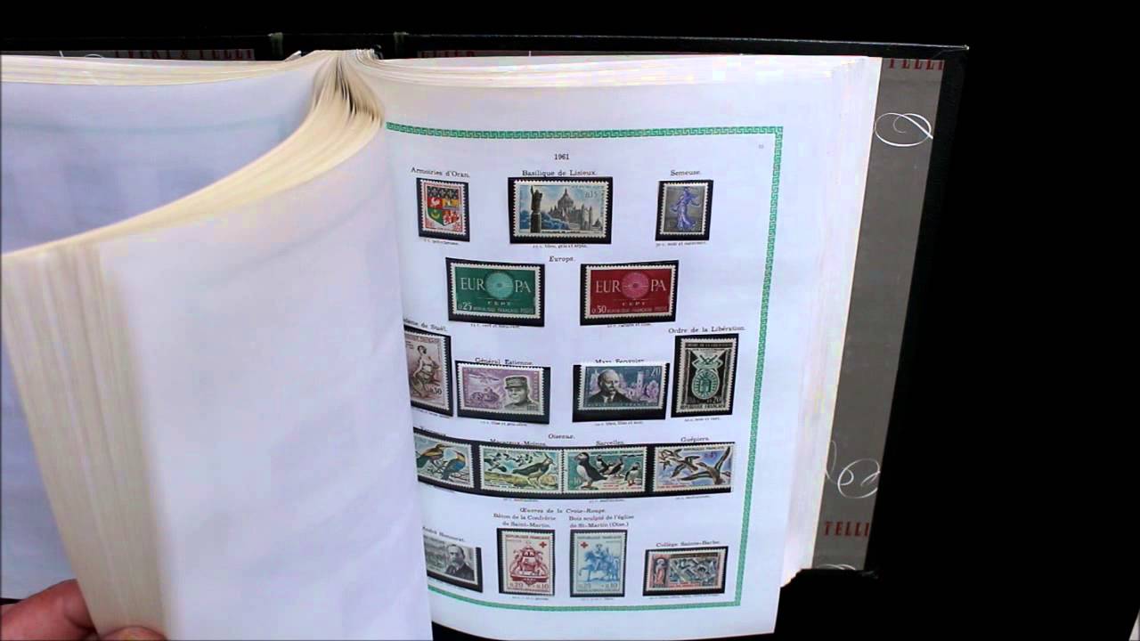 Timbres de France de 1900 &agrave; 1974