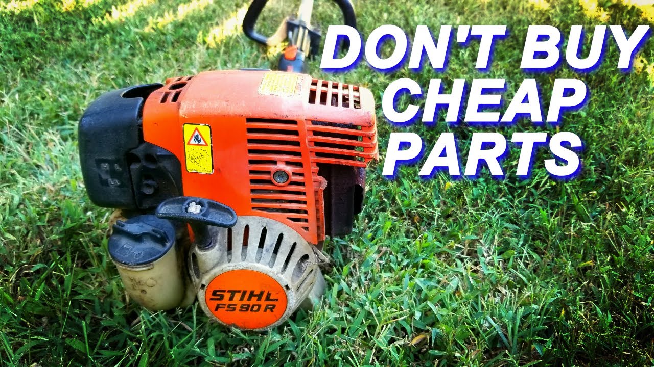 Головка триммера Stihl не вращается должным образом.