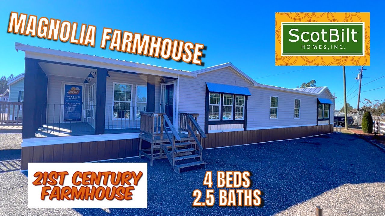 MAGNOLIA FARMHOUSE BY SCOTBILT HOMES,INC FARMHOUSE FULL TOUR  4 BED 2.5 BATH 2,432 SQ. FEET | DMHC |